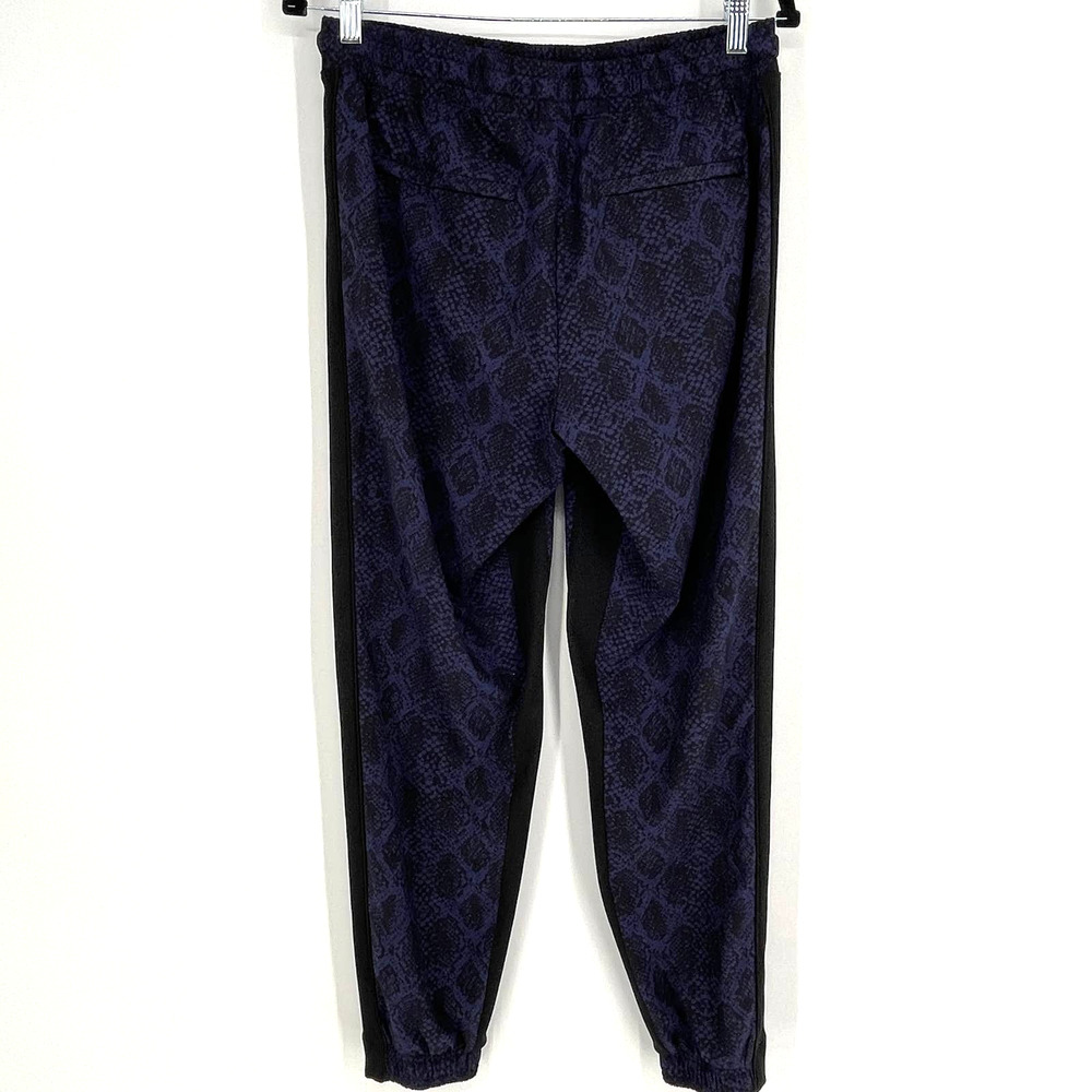 Athleta Blue Python Printed Brooklyn Jogger Size 6 - image 7